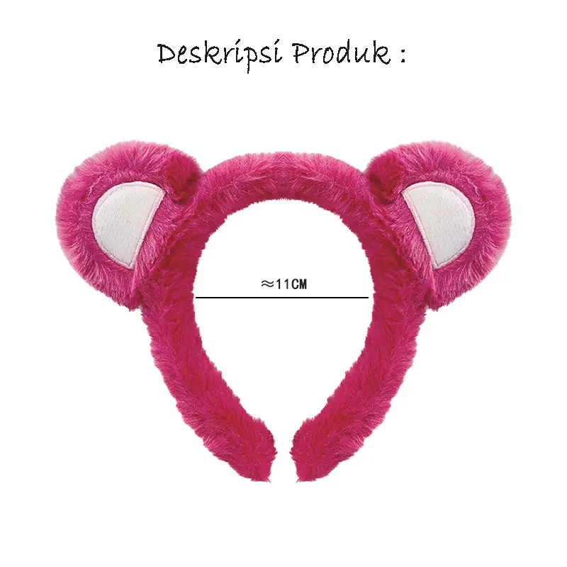 MALL Bando Lucu Kucing Cosplay Bondu Bulu Style Wanita Korea Anak & Dewasa BND09 Plastik 1