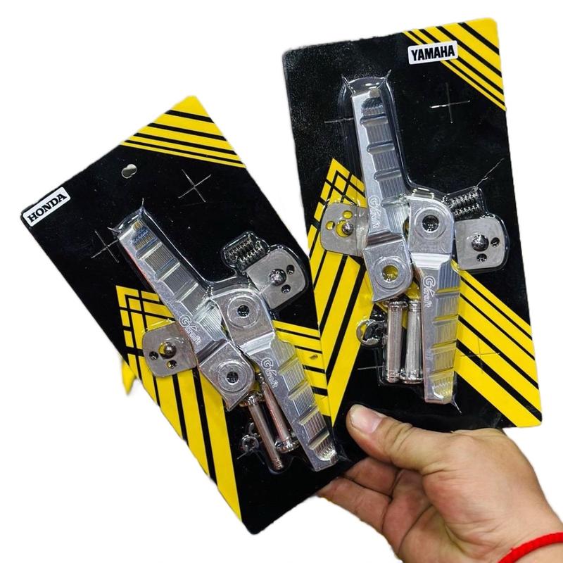 GÁC CHÂN SAU G-CRAFT NHÔM TIỆN CNC NGUYÊN KHỐI HÀNG CAO CẤP CÓ KÈM CHỐT XỎ INOX ( KHÔNG LẮP ĐƯỢC CHO AIR BALDE) Phụ Tùng Phụ Kiện