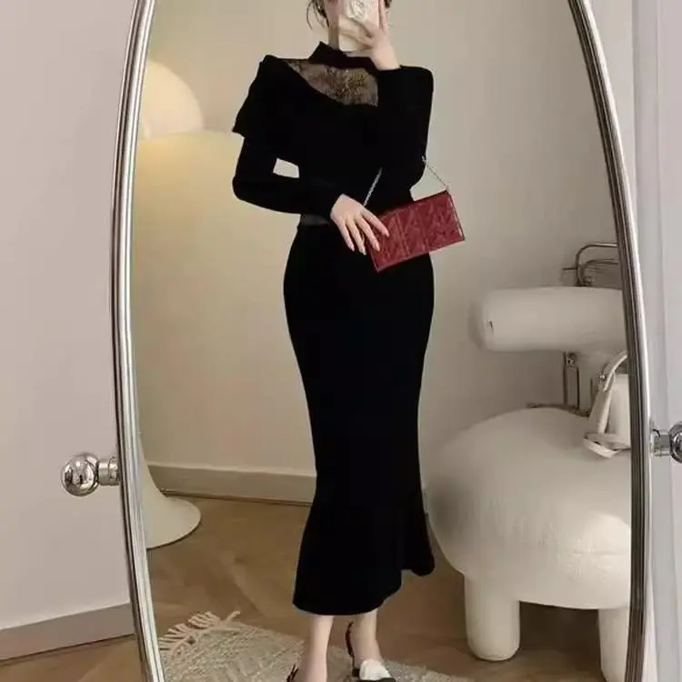 long v neck formal dress Zapakasa Women Dark Green Prom Dress with Slit Sparkly A-Line V-Neck Formal  Dress