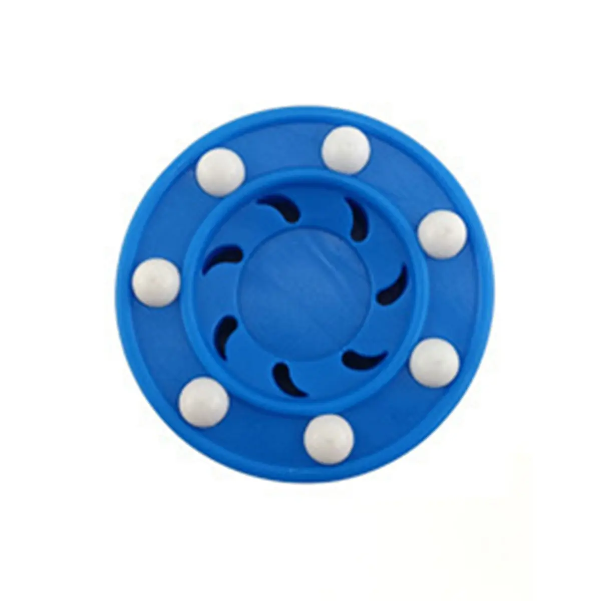 Roller Hockey ABS High-Density Street Land Hockey Practice for Ice Inline Street Hockey Training,Blue