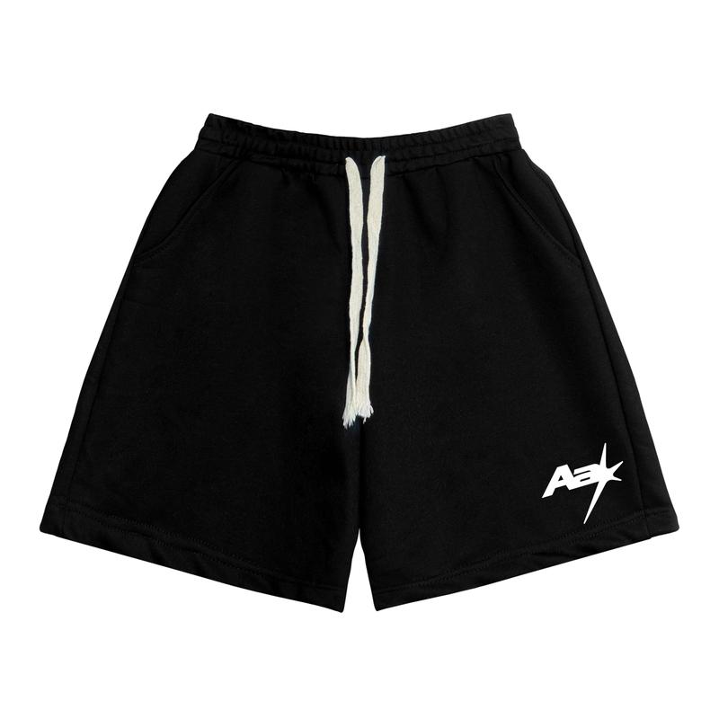 Quần shorts nam nữ The Xide quần đùi in hình AA form rộng chất cotton 2 chiều định lượng 250gr co giãn
