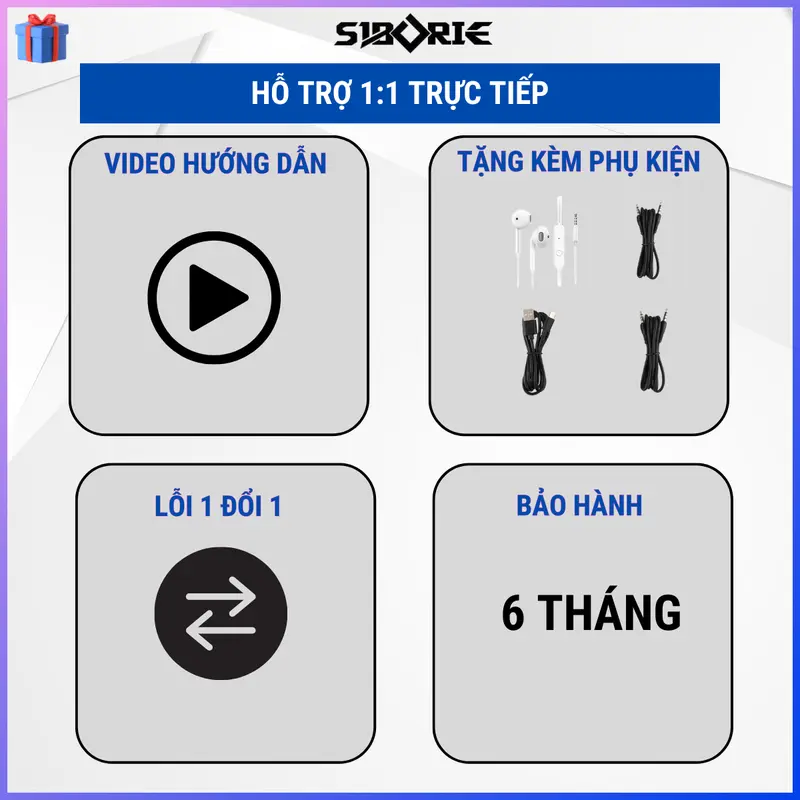 [SIBORIE] [TIẾNG VIỆT] Bộ SoundCard (H500 + MIc U87) Hát livestreams cao cấp , thu âm , karaoke tại nhà  ,  đi kèm đầy đủ dây chuyển đổi , tai nghe , giá đỡ Mic hỗ trợ Android và IP blutooh 8