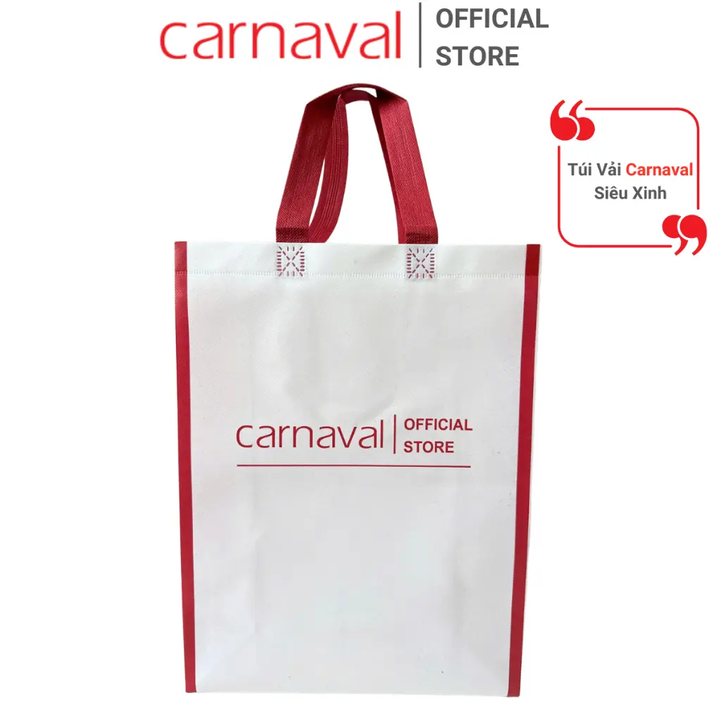 [Quà Tặng] Túi Vải Không Dệt Carnaval Siêu Xinh - Túi Đựng Thân Thiện Môi Trường, Đa Năng, Bền Đẹp