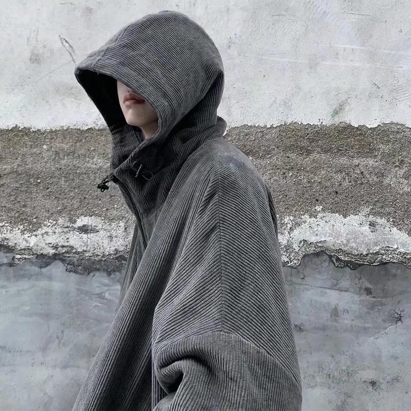 Áo bomber nam form rộng ulzzang unisex, Áo khoác bomber nam oversize nhung tăm kèm mũ học sinh đi chơi thời trang du lịch