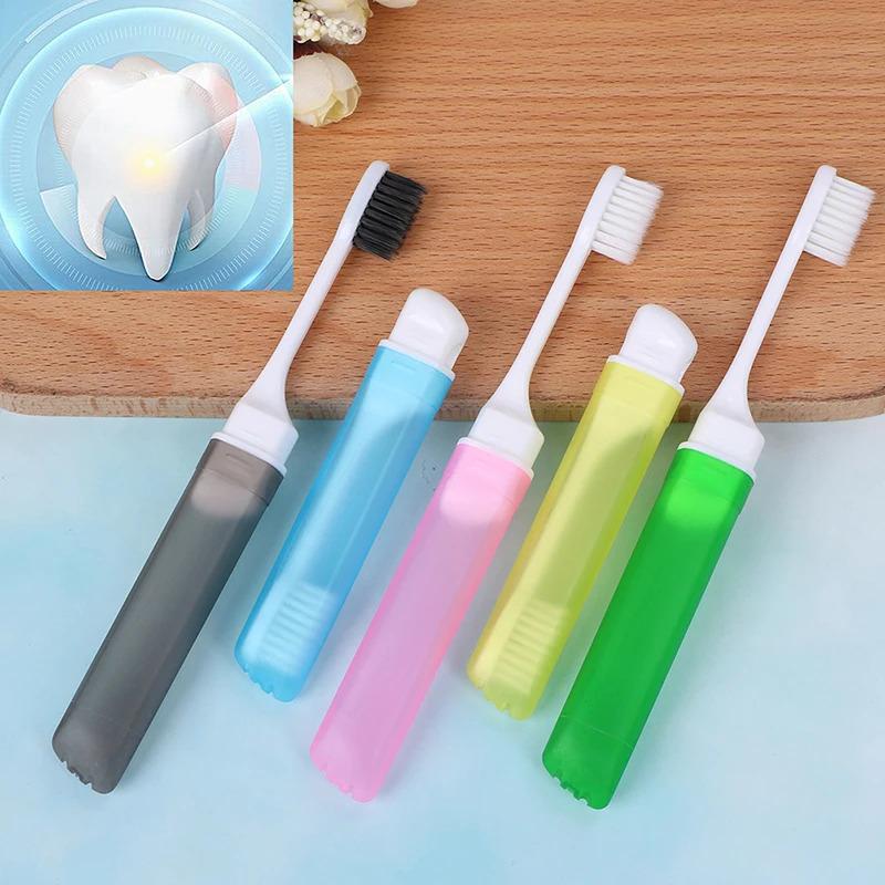 1pc Portable Foldable Folding Toothbrush Plastic Durable Min - TikTok ...