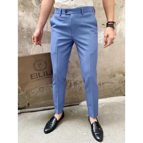 QAL05Quần âu nam co giãn tốt chất vải lì 79 dày dặn - Pants, Menswear 4