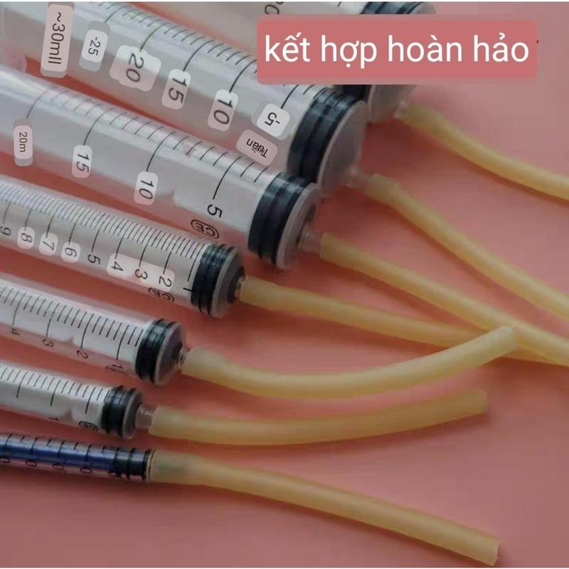 Xi Lanh Bơm Bột Cho Vẹt Ống Bơm Thức Ăn Cho Gà Đá Chim Non Ống Bơm Thức Ăn Cho Nhồng Non Sáo Non