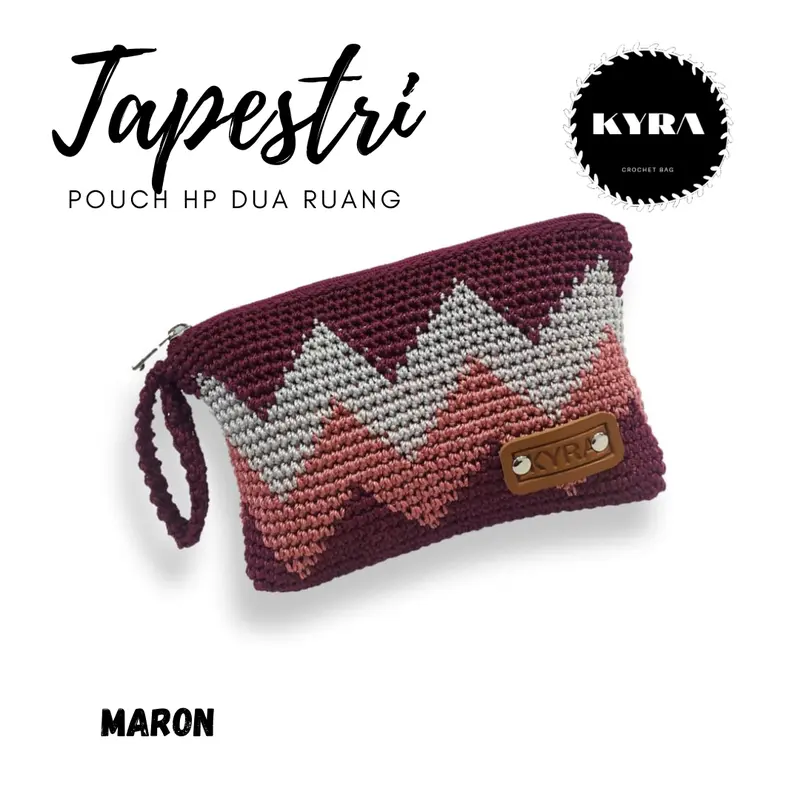 DOMPET RAJUT TSPESTRI DUA RUANG 1