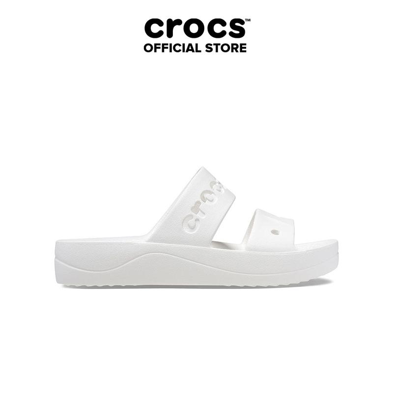 Dép Xăng Đan Nữ Crocs Baya Platform - White - 208188-100