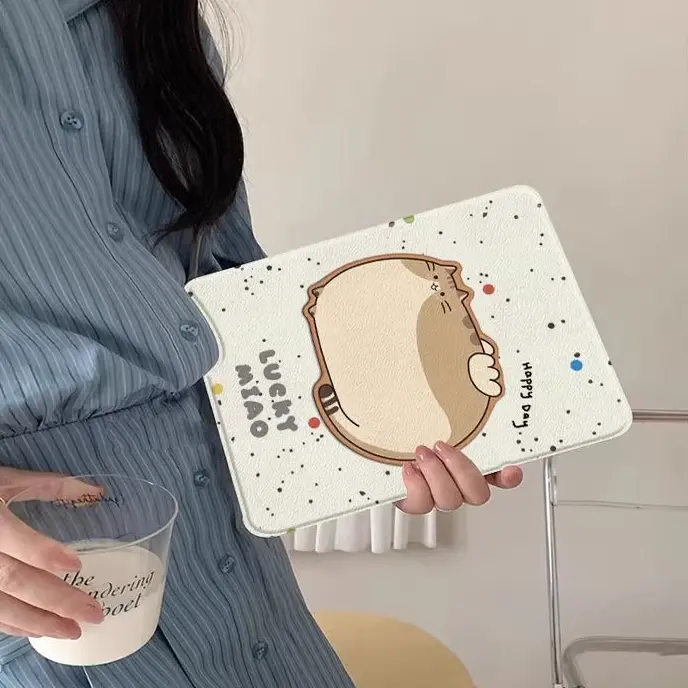 360 Rotating Berlaku untuk Samsung Galaxy tab A7 A7lite A8 A9 A9Plus Casing Tablet galaxy tab S7 S8 S9 S9FE S9Plus cover case lhm1172 Sarung Tablet dengan dudukan 3