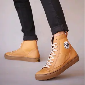 COD[BAYAR DI TEMPAT] SEPATU PRIA KASUAL SNEAKERS KULIT TEMALI MURAH TERBARU CASUAL SELOLAH KERJA KANTOR GAYA BOOTS Tanpa Hak Shoes