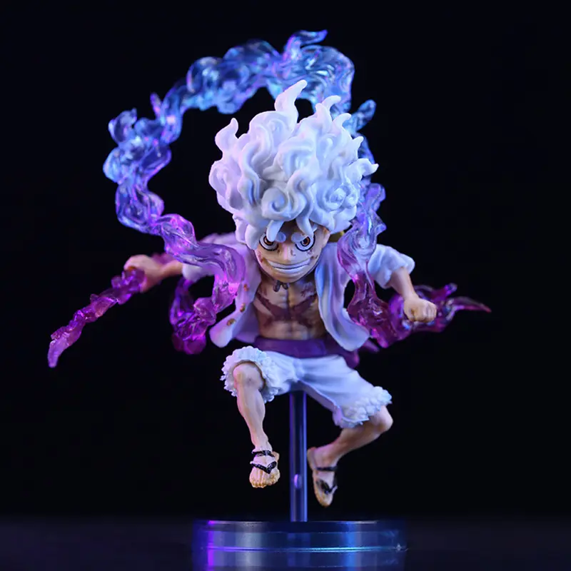 10cm One Piece Figurines Luffy Gear 5 Figure Sun God Niko Luffy Action Figures WCF Dolls Anime PVC Statue Collectible Model Toys