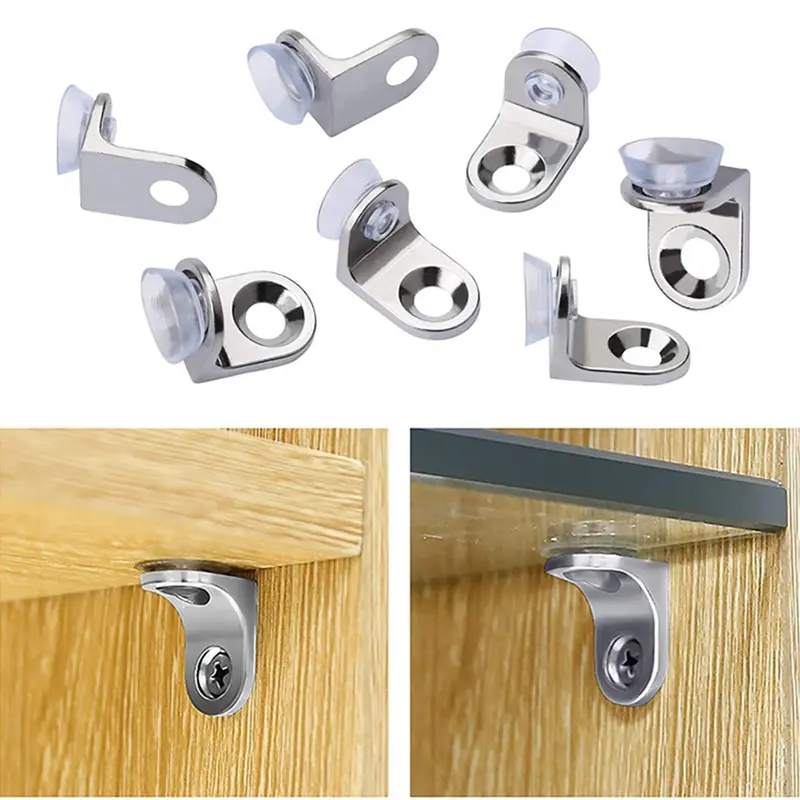 Kệ Kính Giá Đỡ, [TESE], Hỗ Trợ Giá Đỡ Cố Định Góc Phải, Đế Cốc Hút, 20x 1