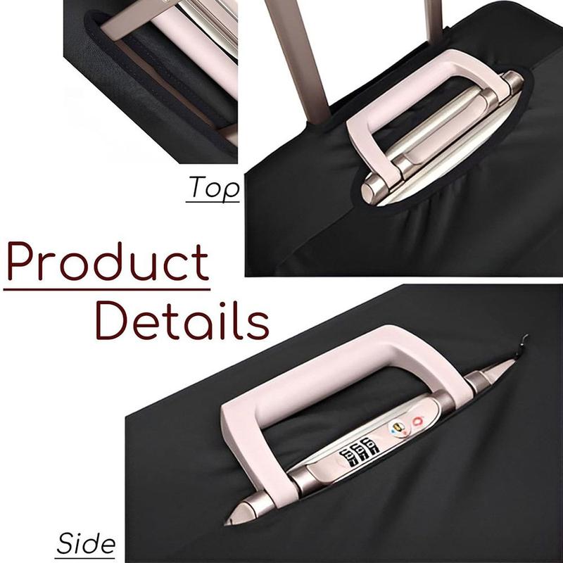 Bảo vệ vỏ bọc hành lý, Hàng mới về, Bền và đàn hồi, Thích hợp cho vali 22-24 inch, Bảo vệ hành lý, Vỏ bọc, Có thể giặt được 6