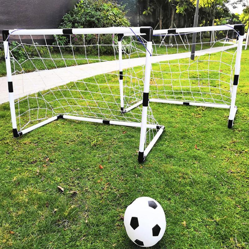 Product Introduction of Mini Football Goal Football Net Children'S Football Practice Indoor Outdoor Assembly Simple Ball Pump, With Net 20