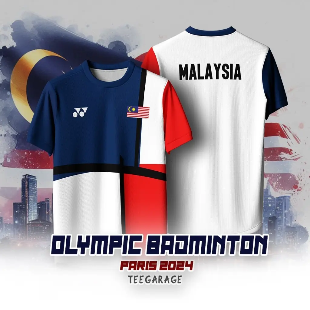 Áo Thi Đấu Cầu Lông Olympic MALAYSIA, Paris 2024