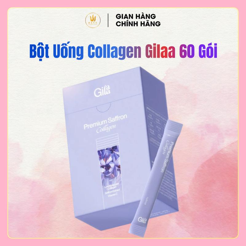 Bột Uống Collagen Kết Hợp Saffron Gilaa (60 gói x 2g)Hàn Quốc