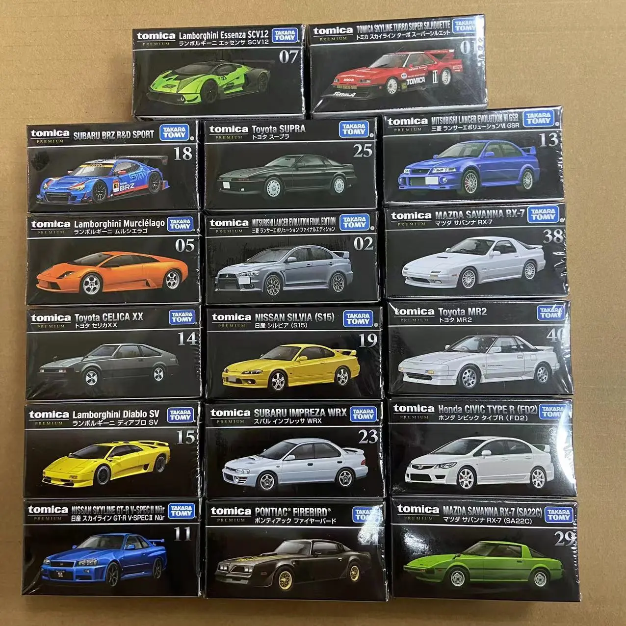 Mô Hình Xe Hợp Kim, TOMY Tomica, Hộp Đen, Đồ Chơi Bé Trai, Xe Thể Thao Lamborghini, Nissan GT, Chính Hãng
