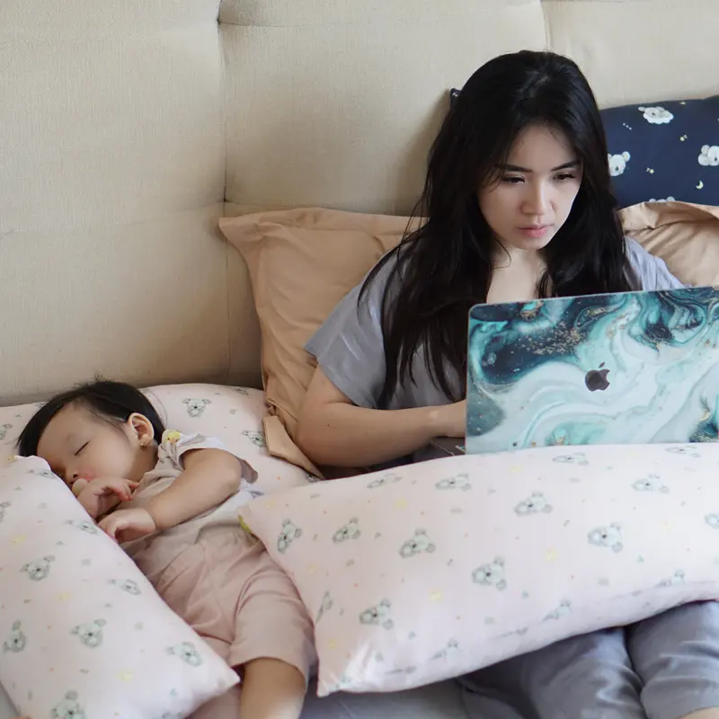KOKORO STORY Bolster / Guling Ukuran XL | Guling Tidur Peluk Untuk Dewasa Ibu Hamil Lembut Tencel 3