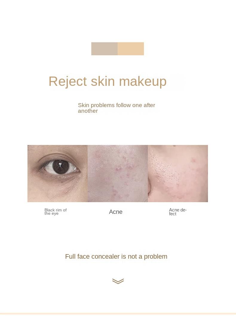 Product Introduction of MAYCHEER Concealer Freckle Cover Foundation Cream Dark Circles Acne Marks Cover Spot Waterproof Facial Acne Makeup Cosmetic 1