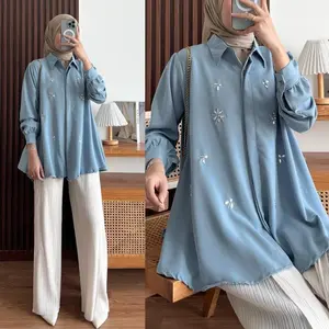 KINAYA PAYET SHAKILLA BLOUSE KEMEJA ATASAN CASUAL WANITA KEKINIAN