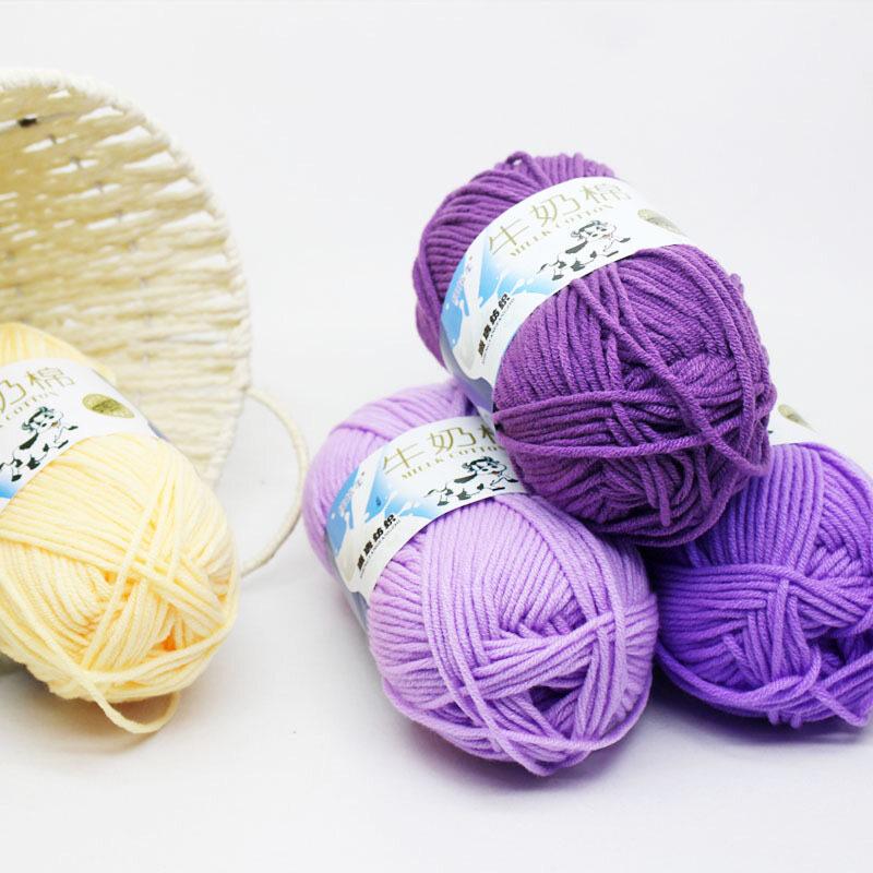 Benang Kait Milk Cotton Yarn 5ply kod warna YA01-YA91 50gram/yarn/benangkait /milkcotton