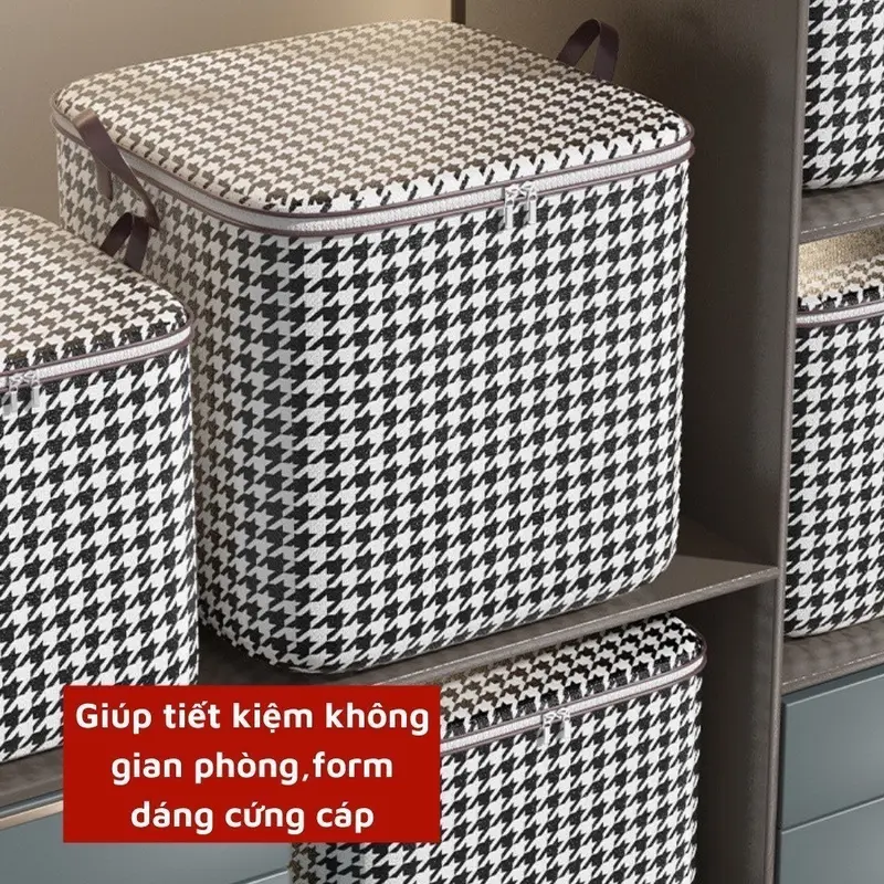Giỏ đựng quần áo bằng vải Oxford(100L,140L ,180L,210L),túi đựng chăn màn đa năng,có thể gấp gọn,giỏ cất trữ trang trí 0