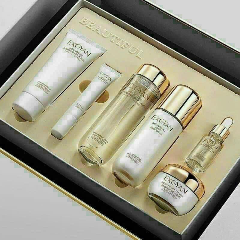 Bộ Kem Collagen Exgyan Cao Cấp 6 Sản Phẩm Dưỡng Da Chăm Sóc Da Làm Đẹp Da Skincare Massage