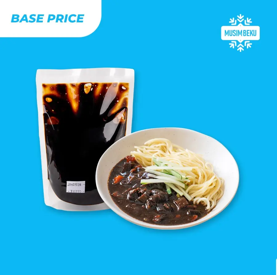 Saus Jjangmyeon Mie Hitam Ala Korea White Minyak