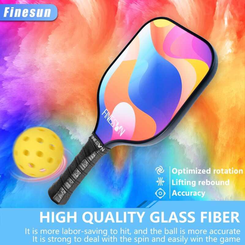 Product Introduction of Pickleball rackets USAPA approved fiberglass surface set pickleball unisex 10