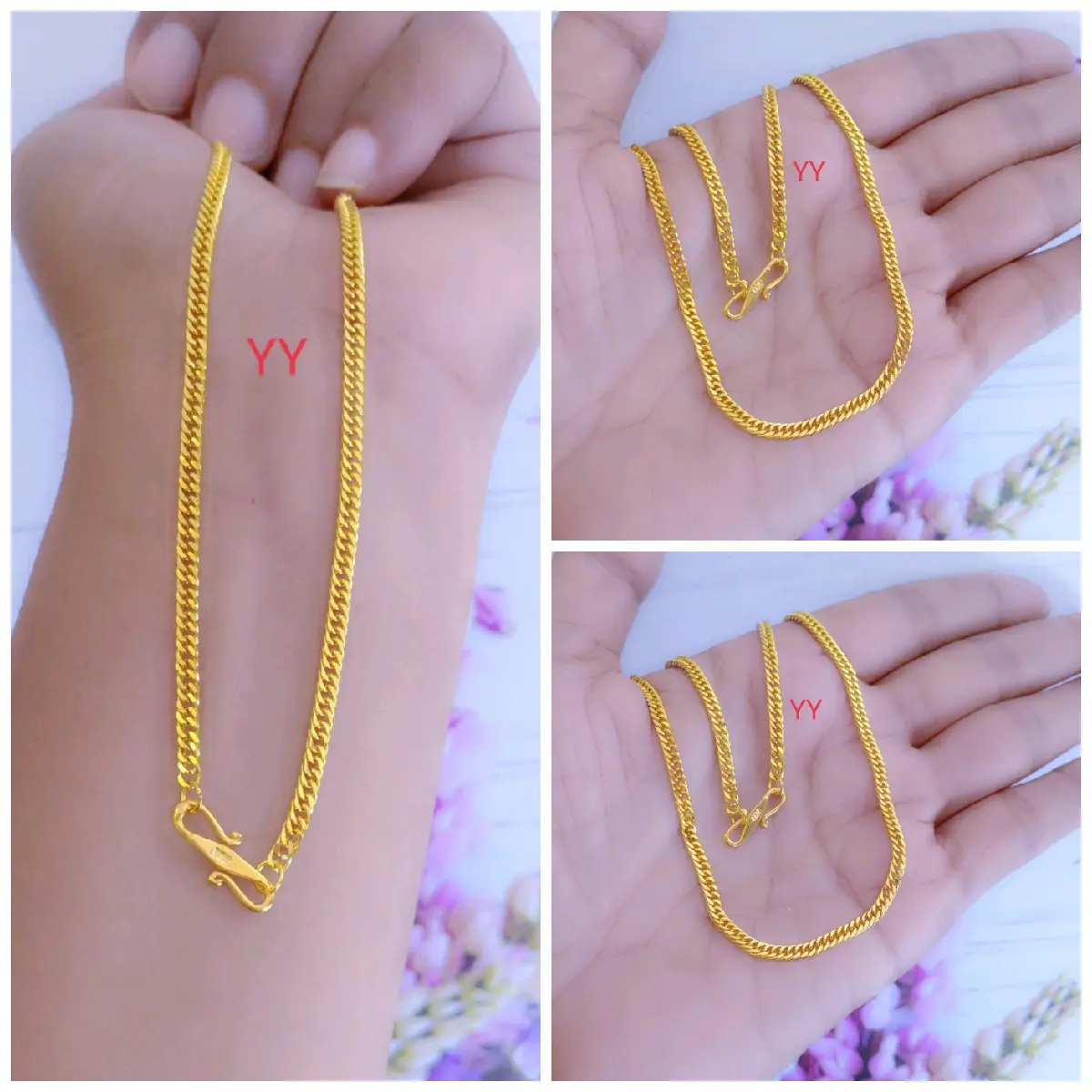Kalung rantai rapat titanium