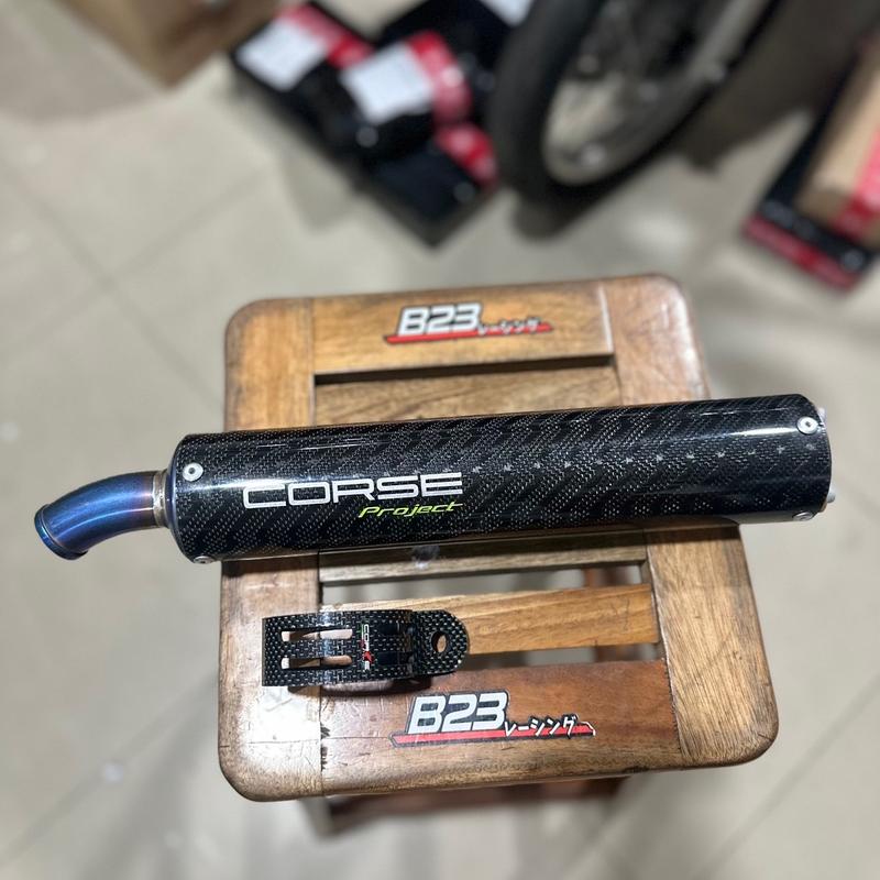 selencer knalpot corse project original carbon kevlar free kleman selincer 5