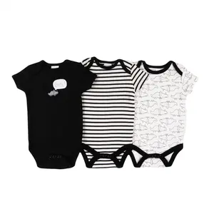 MINIBOO - Baby Bodysuit 3pcs motif Blackout Bayi