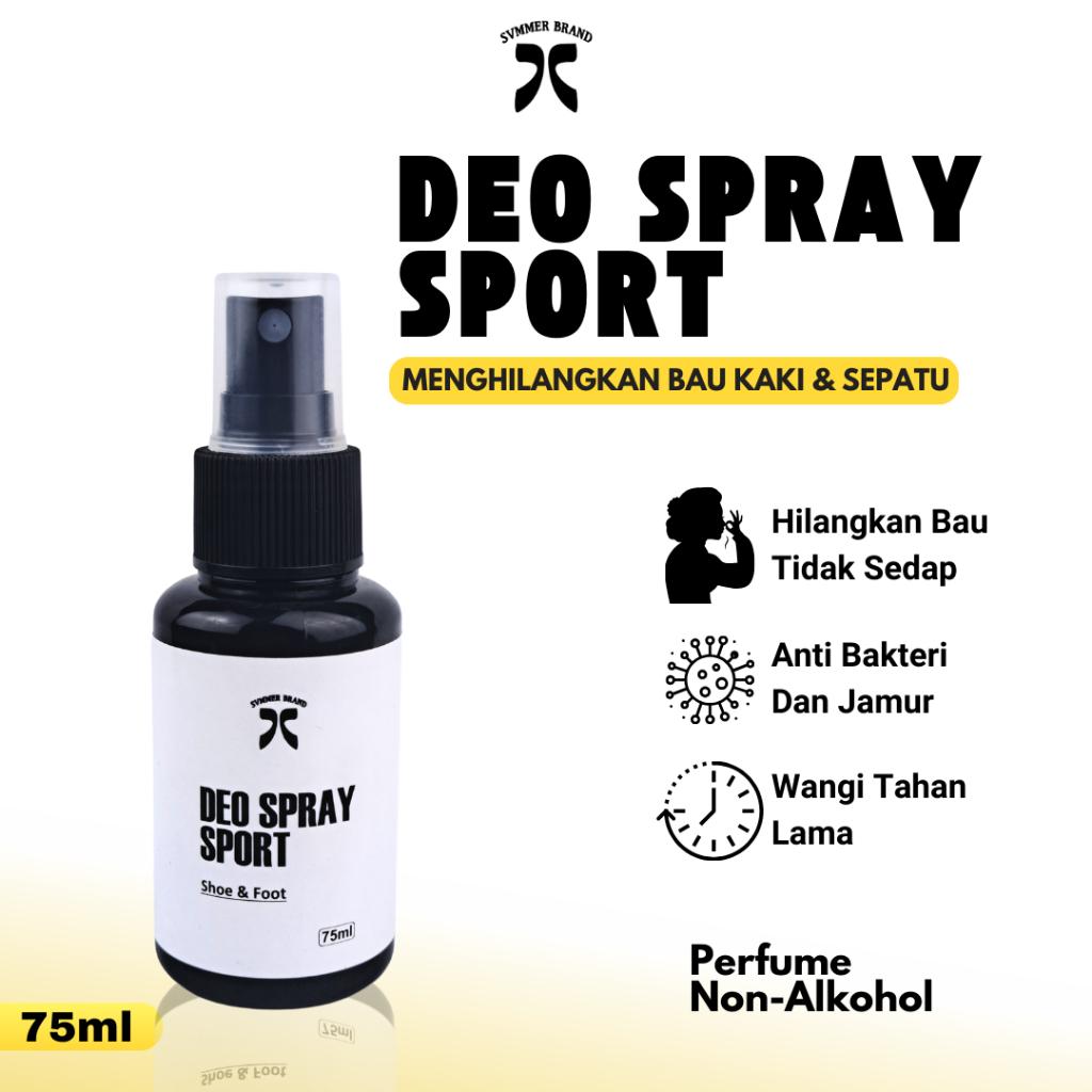 Deo Spray Foot and Shoes - Parfum Pengarum Kaki dan Sepatu Anti Bakteri Shoe Perfume Non Alkohol Pembersih Bau - Summer Shoe Care Deo Spray Foot and Shoes - Parfum Pengarum Kaki dan Sepatu Anti Bakteri Shoe Perfume Non Alkohol Pembersih Bau - Summer Shoe Care