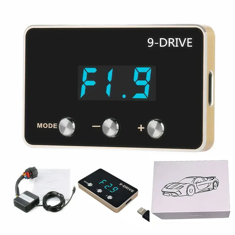 9 DRIVE THROTTLE CONTROLLER PIGGYBACK TOYOTA 852 CONTROL REMAP ECU CALYA AGYA AVANZA NEW RUSH RAIZE INNOVA REBORN VELOZ YARIS FORTUNER VRZ ALPHARD 3