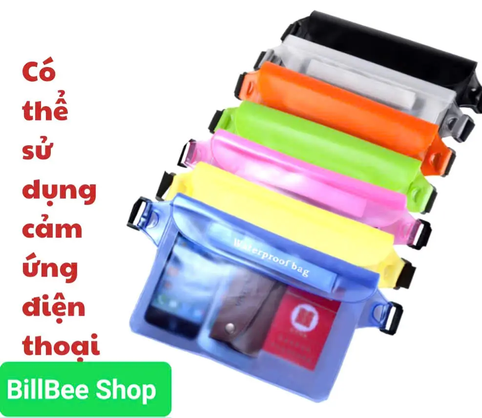 Túi Đựng Điện Thoại Chống Nước Khổ Lớn Đeo Vai, Đeo Chéo, Đeo Ngang Bụng Đi Bơi, Đi Biển Đựng Nhiều Đồ