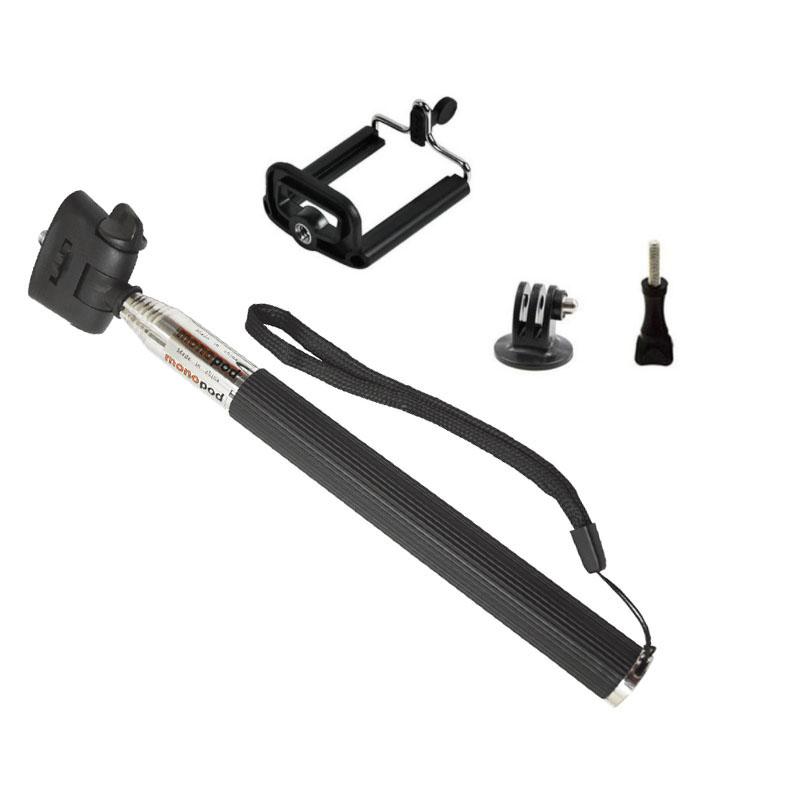 Product Introduction of Selfie Stick Monopod for Gopro Hero 12 11 10 9 8 7 6 5 4 Session 3 SJCAM EKEN Extendable Handheld Monopod for Go Pro DBPOWER 8