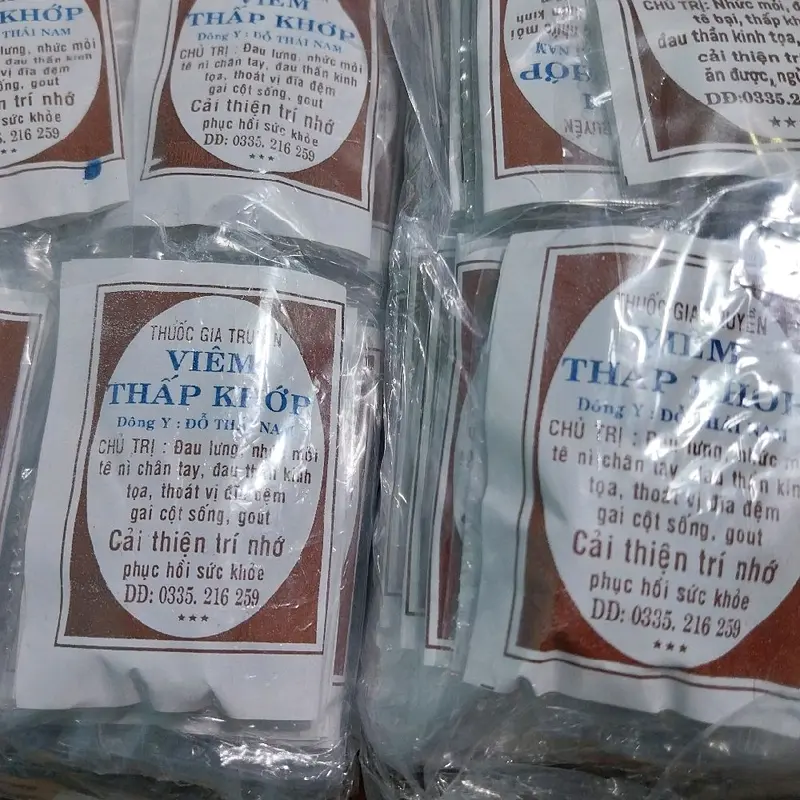 Combo 100 gói nhỏ dạng viên  hô trợ viêmxương khớp 3
