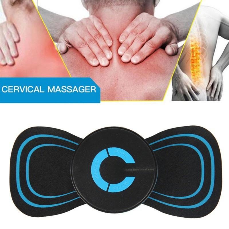Product Introduction of Mini Neck Massager Cervical Vertebra Mas-sager,Portable Shoulder Back Massage Mat,6 Modes Adjustable Massager for Whole Body Arm 8