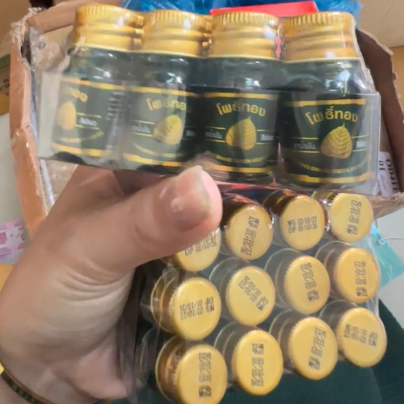 [COMBO 1 LỐ 12] Dầu Gió Lá Bồ Đề Po Thong Body Massage Oil nhật daugio xanh