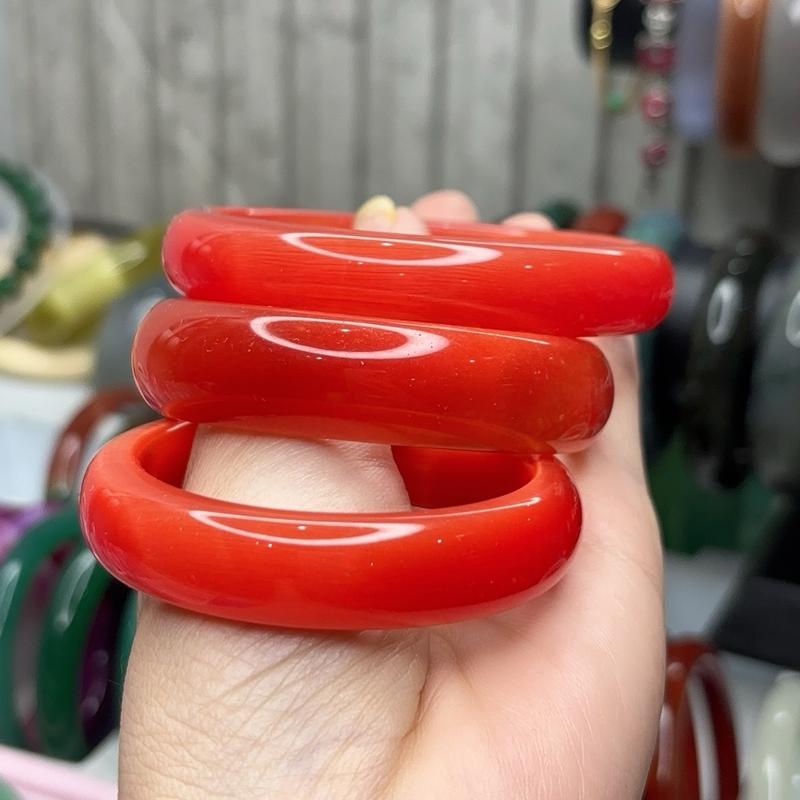 . Vòng tay bảng hẹ mắt mèo đỏ huyết ( bảng size tay lướt hình ảnh trên) 1