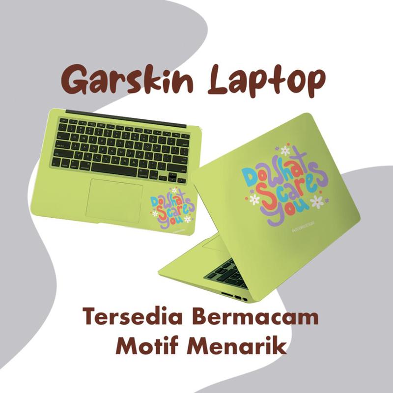Multi Stiker Garskin Pelindung Laptop Aksesories Leptop motif kata aesthetic Plastik Computer 1