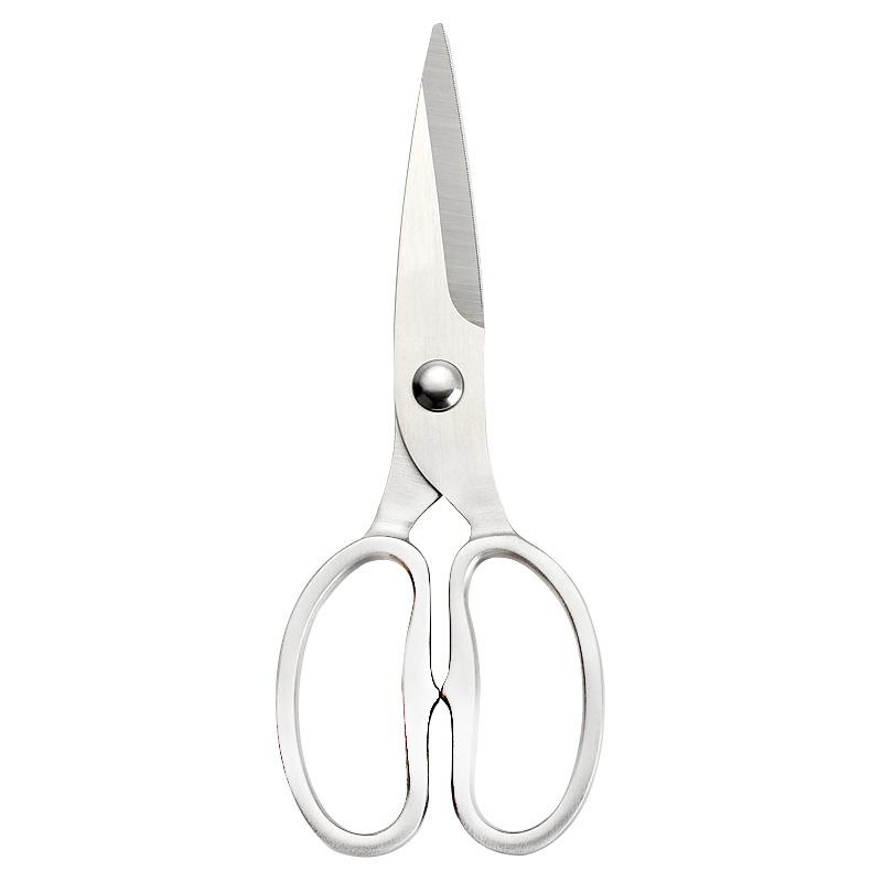 Product Introduction of Stainless steel chicken bone scissors All-steel scissors Household kitchen multi-purpose strong scissors All-steel integrated scissors 4