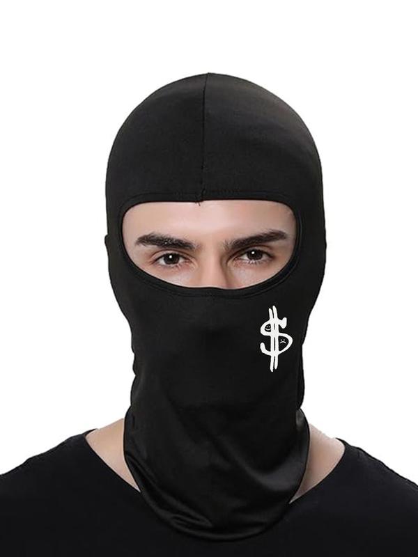 2 in 1 Dollar Sign Print Balaclava Face Mask, Breathable Sun Protection Face Cover, Outdoor Sports Cycling Face Mask for Men & Women, Protective Gear 2