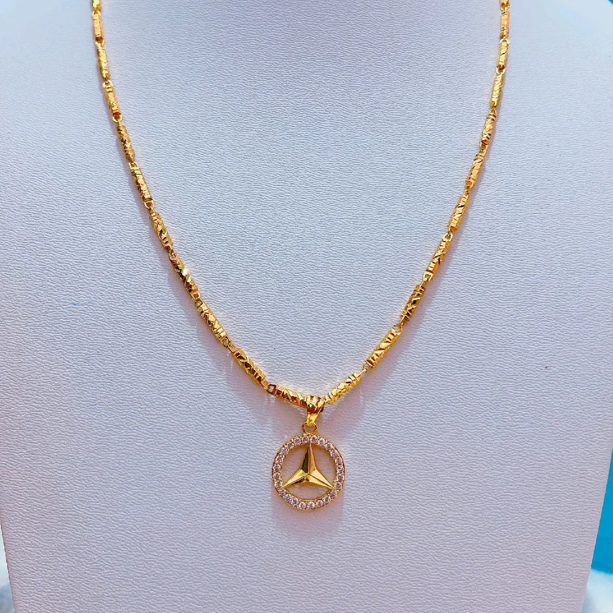 dây chuyền ống trúc kèm mặt nhiều mẫu bền đẹp Jewelry Vòng Cổ Trang Sức