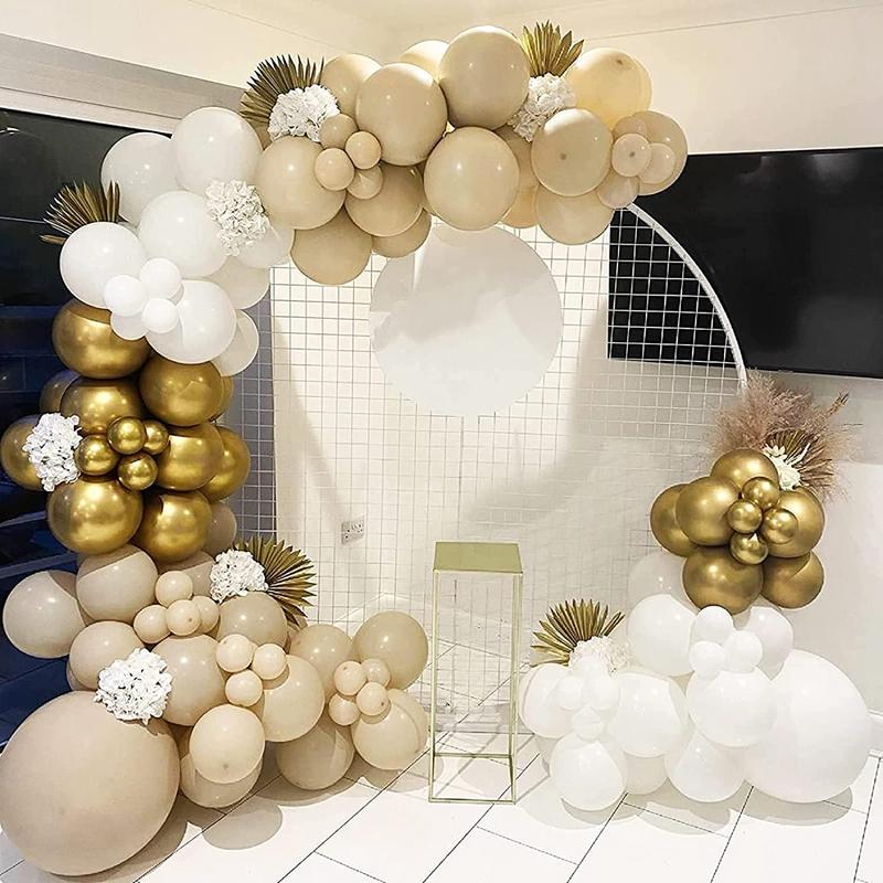 Balloon Garland Arch Kit with Tape, 185pcs/set Mixed Color Latex Balloon, Birthday Party Decoration Supplies 5