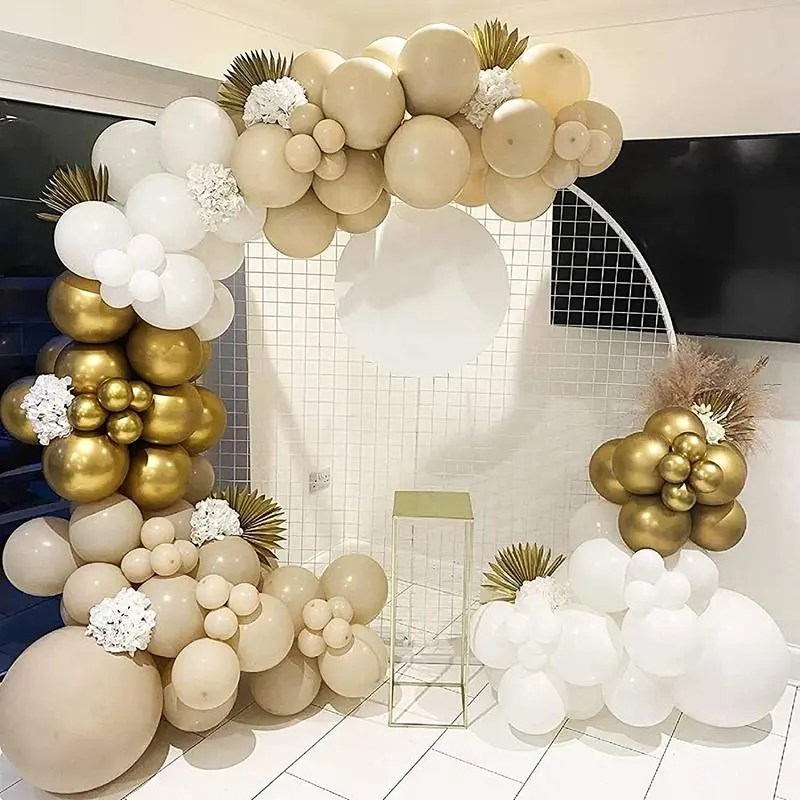 Balloon Garland Arch Kit with Tape, 185pcs/set Mixed Color Latex Balloon, Birthday Party Decoration Supplies 5