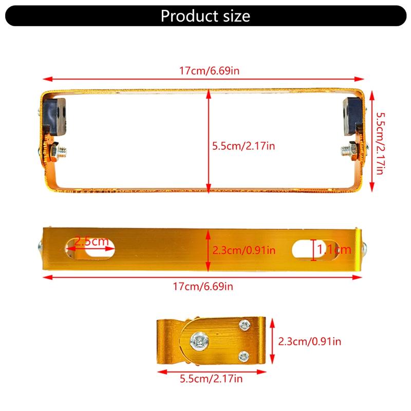 Product Introduction of General Scooter Moped  Frame Holder License Plate Mount Simple Installation 0