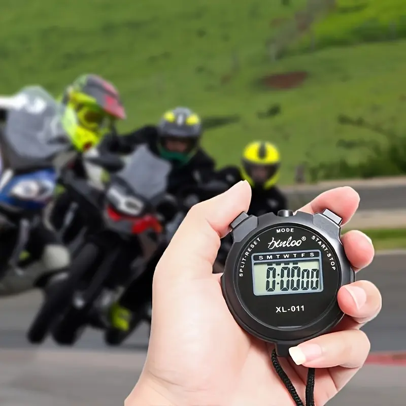 1pc Electronic Stopwatch, Multifunctional, Digital Display, Battery Powered, 36V, ABS Material, Non-rechargeable Button Battery (Diameter20mm), with Referee Timer, for Sports, Fitness, Running, Track and Field Training, Birthday, Christmas 8