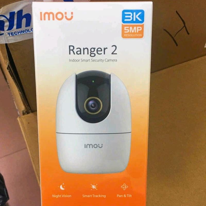Siêu Combo 2 mắt 5Mp thẻ 128 (1 trong nhà và 1 ngoài trời) xoay 360 và đàm thoại, nét va bền Camera 1